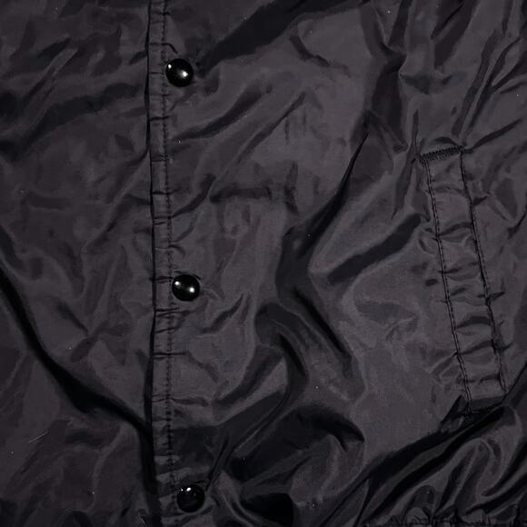 Chalk Line Large Vintage Carolina Coach Jacket Black Raglan 90s Streetwear - Picture 6 of 7